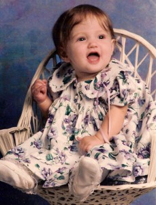 kaitlyn at 4 months - so, so long ago